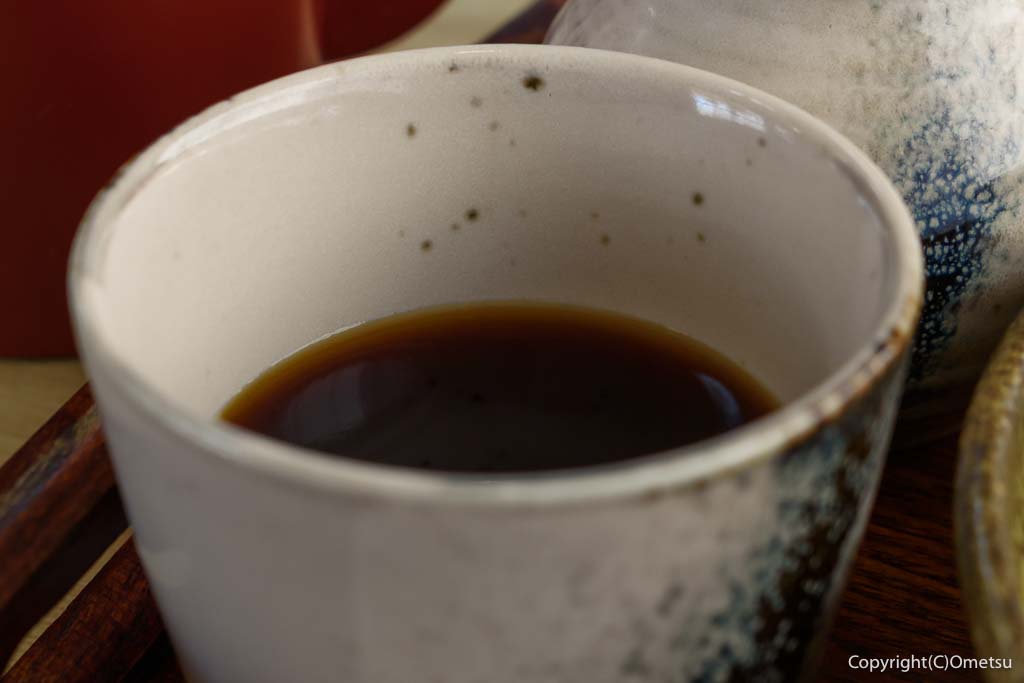 東京都・瑞穂町の、蕎麦店「大むら」の、蕎麦汁