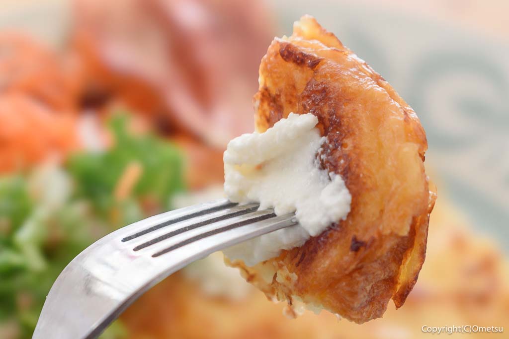 羽村「おうちCAFE ミュウ」の、フレンチトーストプレートと、クリーム