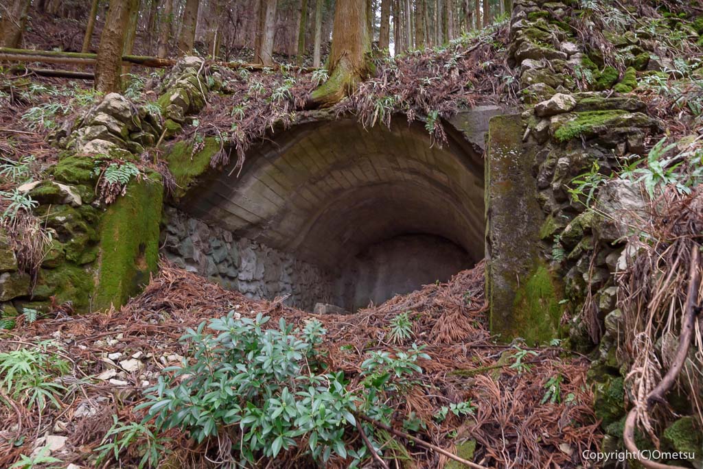 青梅市 雷電鉱山のトンネル