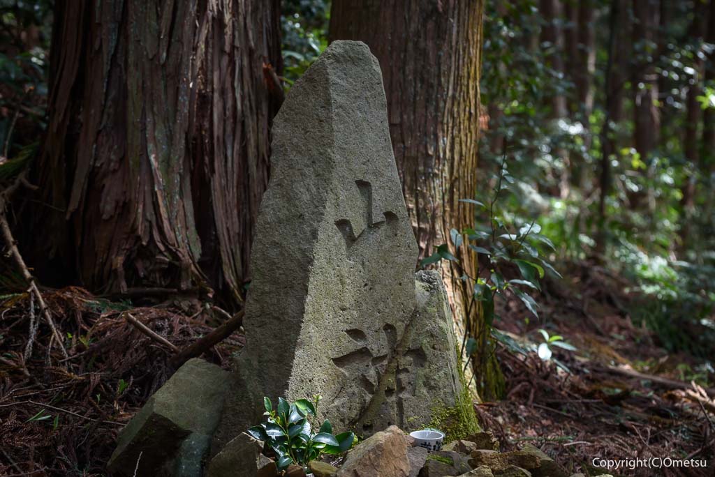 青梅丘陵・枡形山登山道の、山ノ神