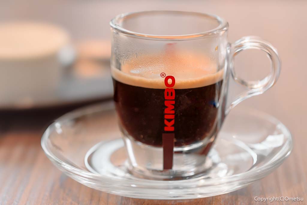 青梅市・河辺「ピッツァ＆カフェ トコ」の、エスプレッソ・コーヒー