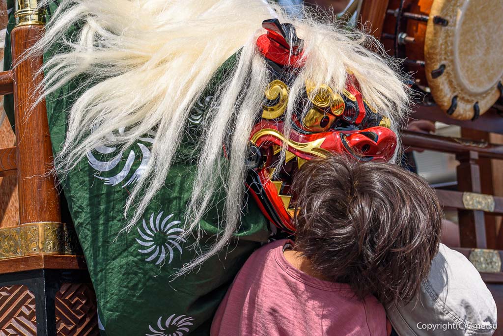 青梅大祭・山車の獅子舞
