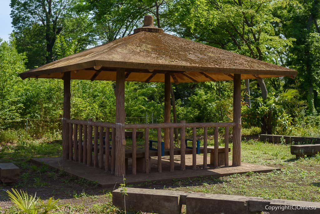福生市立文化の森の、東屋