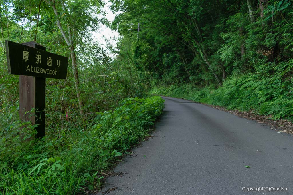 青梅市・厚沢通り