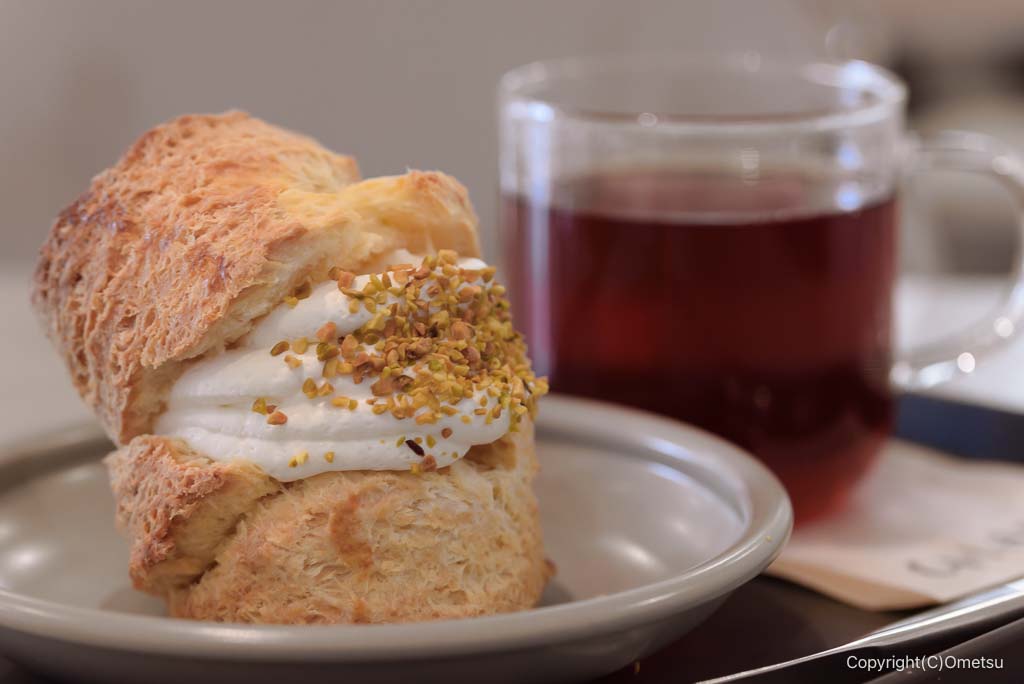 青梅・CHAKU cafe&style の、ウユクリームスコーン