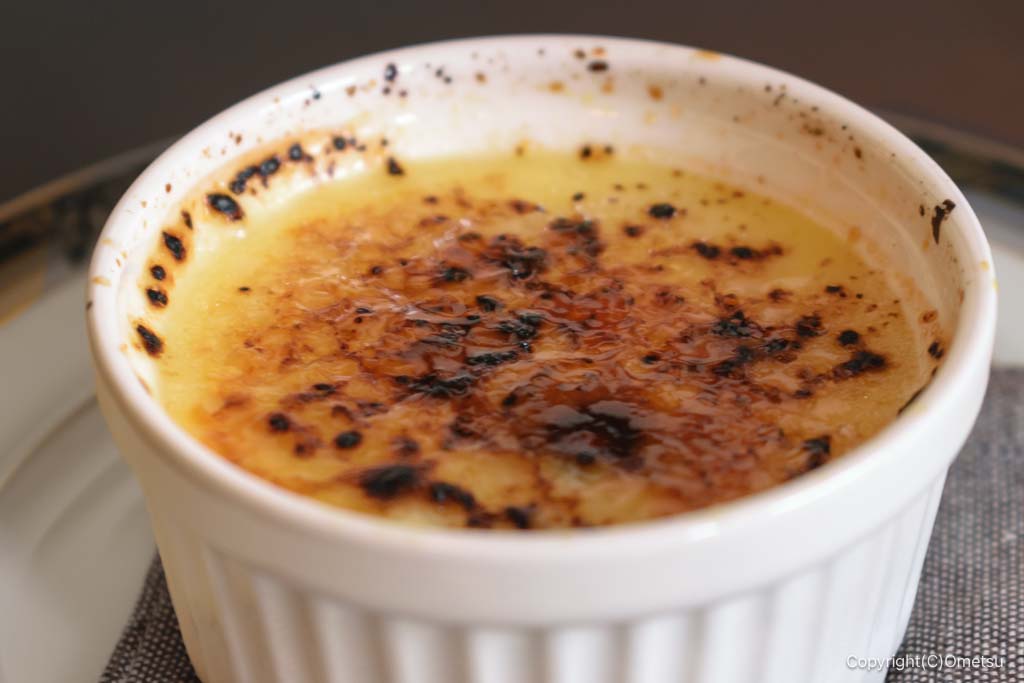 青梅市のカフェ・cafe espoirの、クリームブリュレ