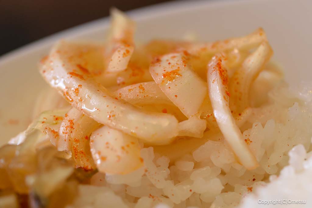 青梅市のカフェ・cafe espoirの、自家製アチャール