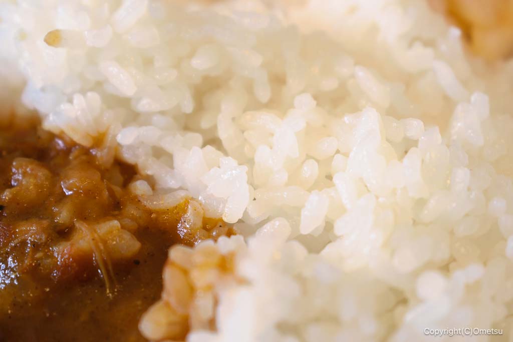 青梅市のカフェ・cafe espoirの、長野県産コシヒカリ