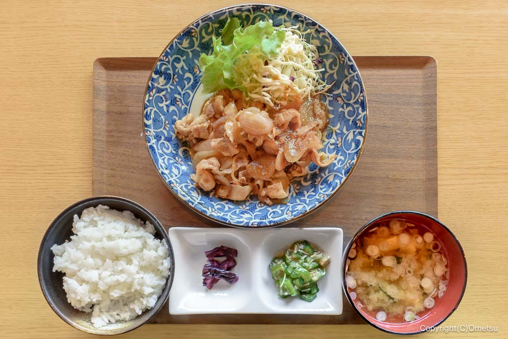 きる野・ほらふき男爵の、豚バラ生姜焼き定食