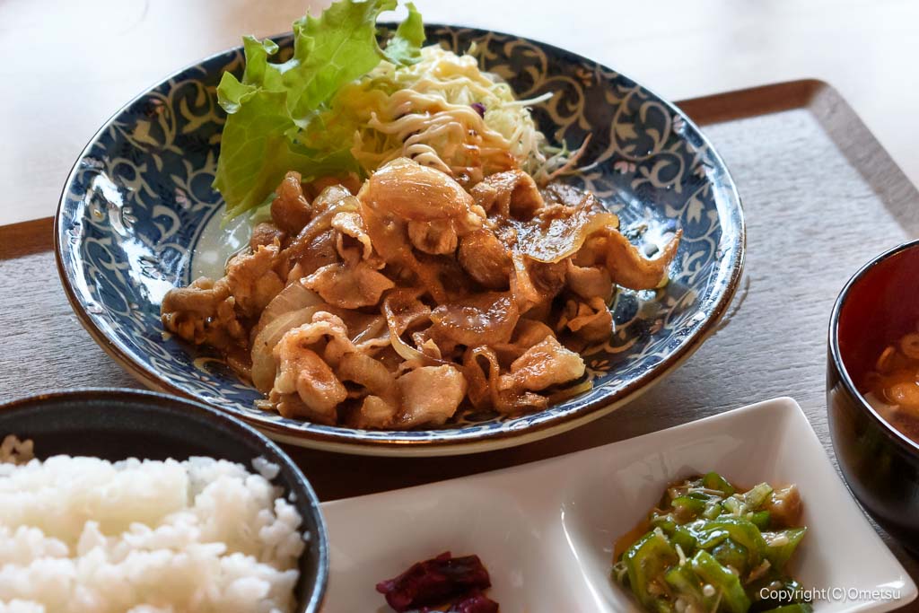 あきる野・ほらふき男爵の、豚バラ生姜焼き