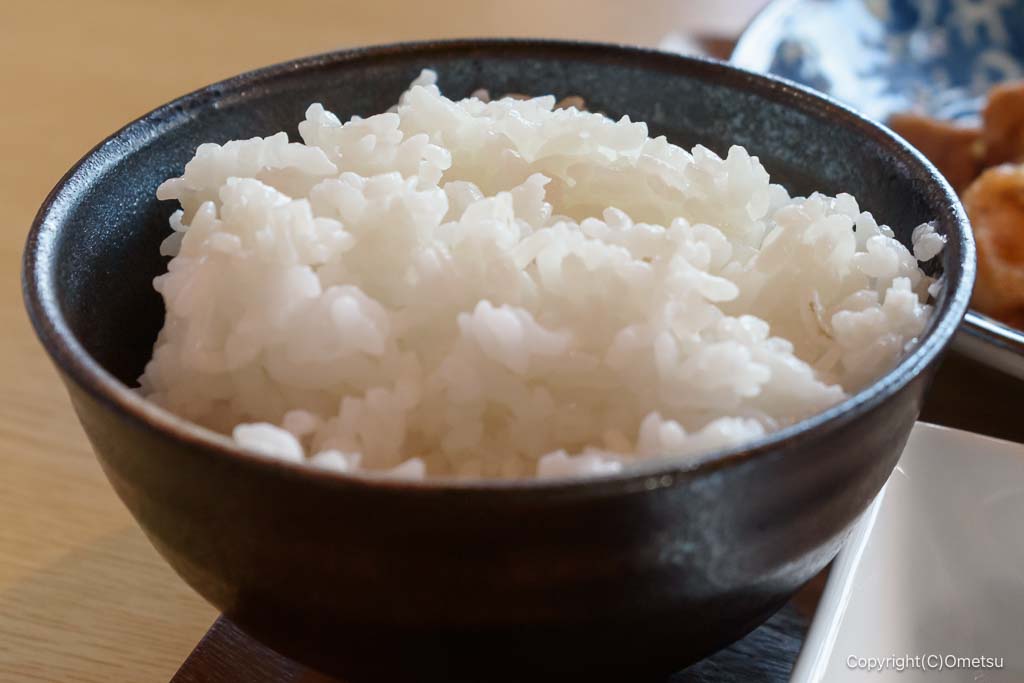 あきる野・ほらふき男爵の、豚バラ生姜焼き定食の、ご飯