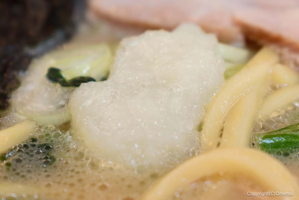 ラーメン山岡家の、ニンニク