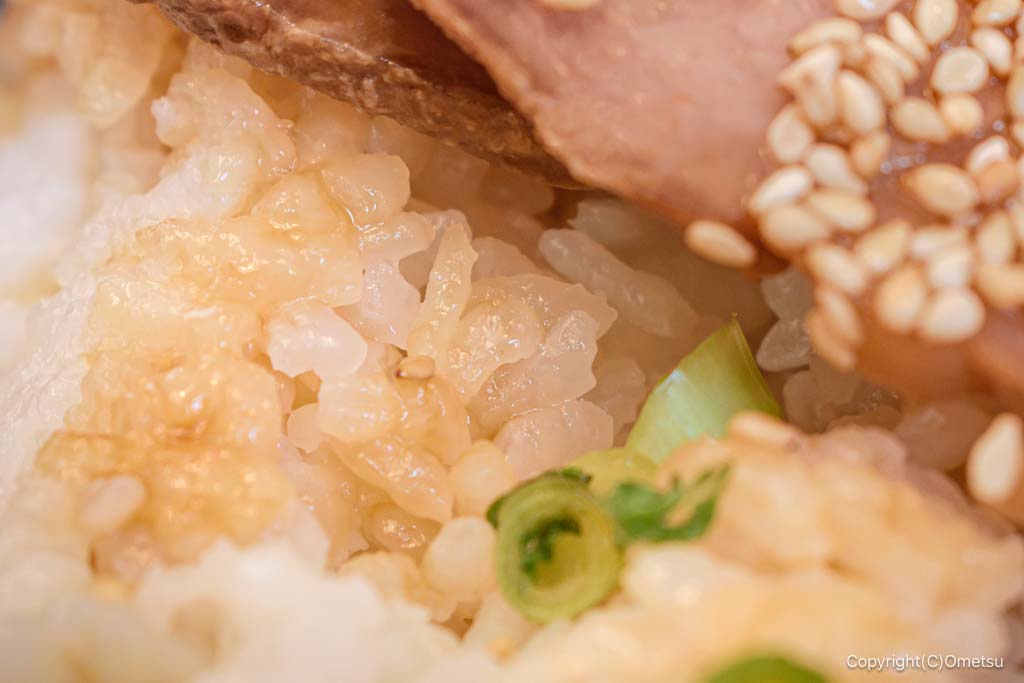 ラーメン山岡家の、チャーシュー丼のご飯