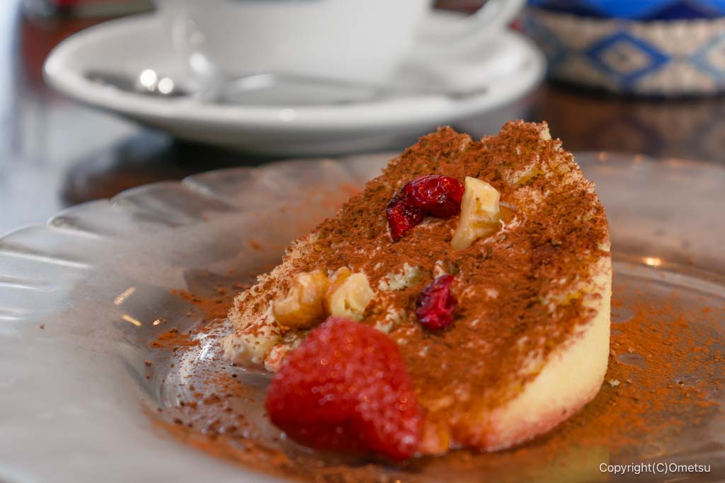 青梅市・ビストロシンペイの、ズコットのココアパウダー