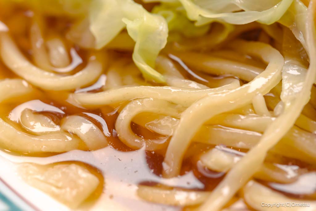 東京都檜原村・たちばな家の、冷やし中華の麺