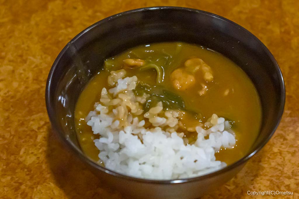 羽村市・麺の蔵 かめだ屋の、カレー