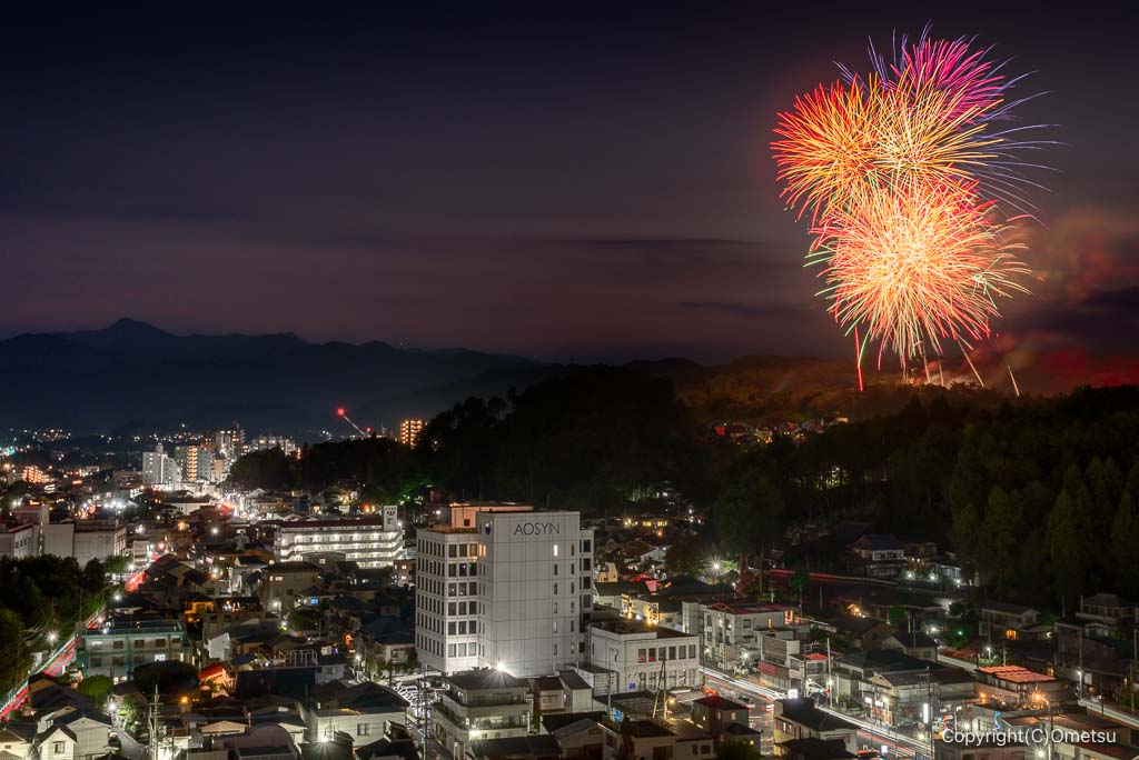 第76回青梅市納涼花火大会と、大岳山
