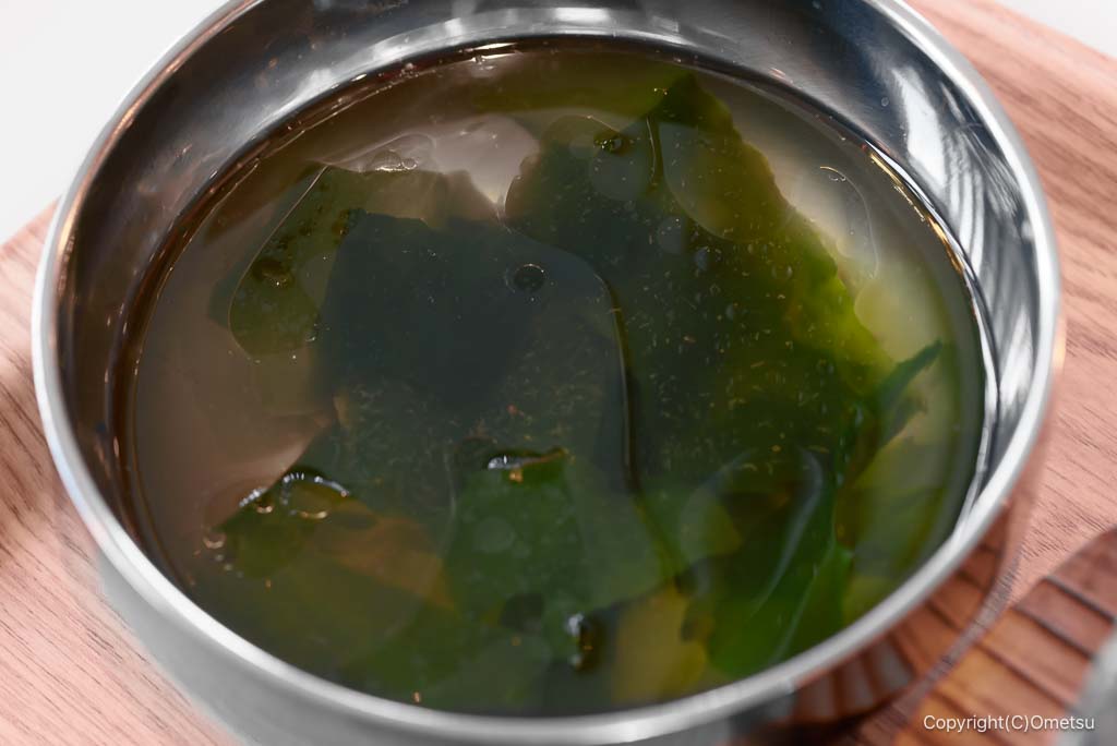 トゥックン² 羽村店の、ワカメスープ