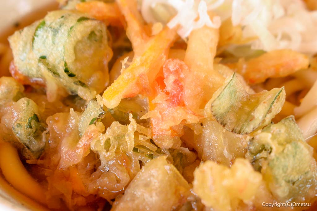 青梅市東原公園水泳場・売店の、かき揚げの天ぷら