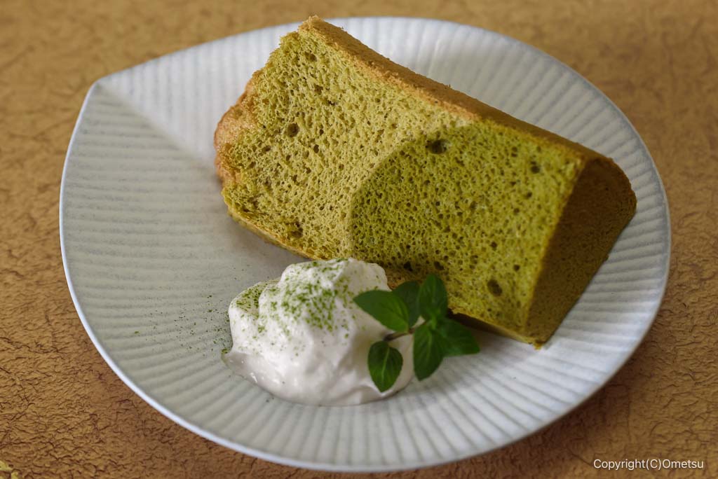 瑞穂町・Gallery喫茶 小仏 の、シフォンケーキ