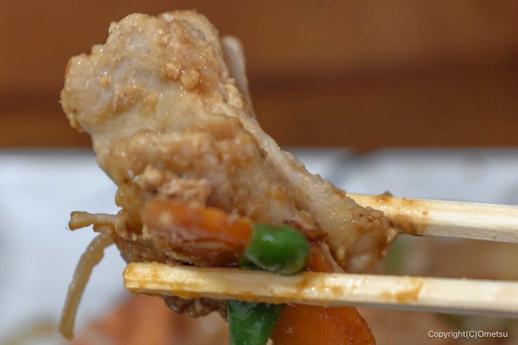 羽村の定食店「なじゅも」の味噌生姜焼き