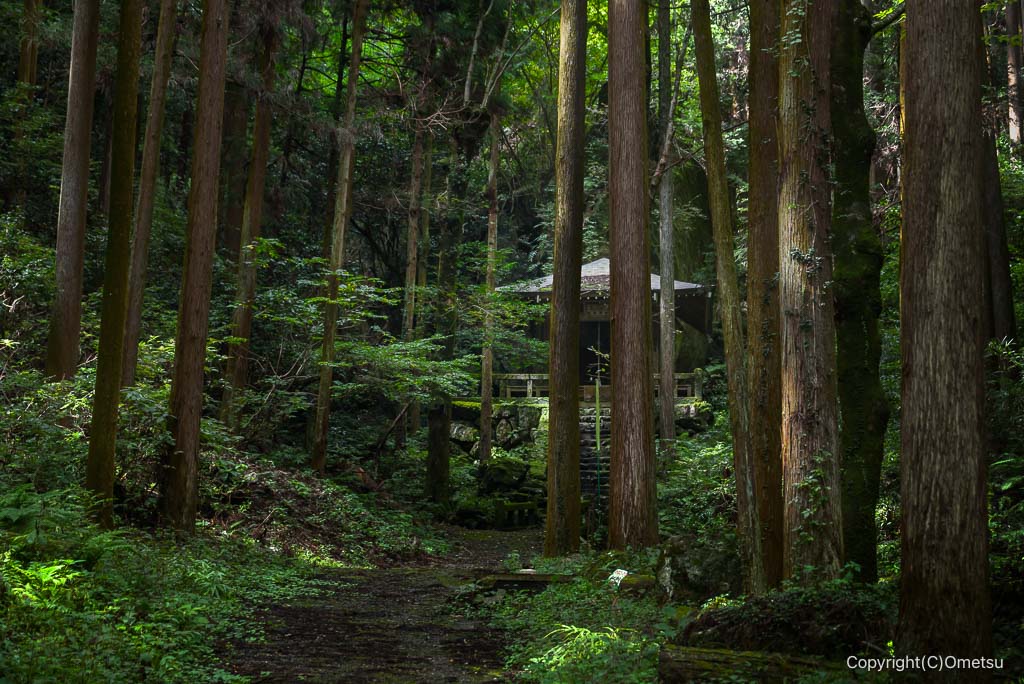 青梅市・久石山不動尊 参道