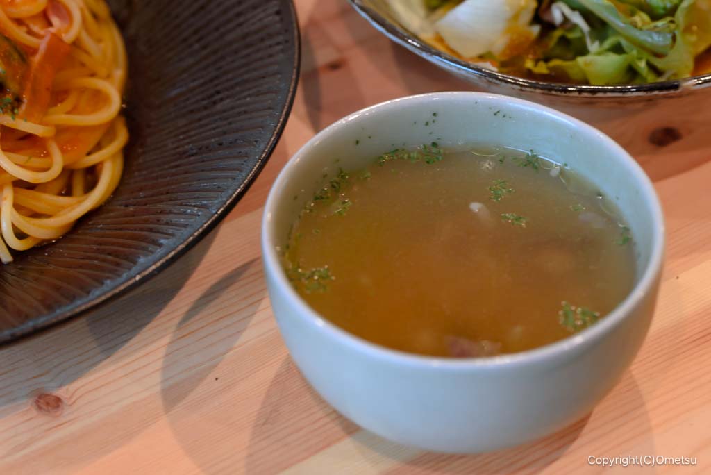 青梅・長渕の「農園レストラン旬」の、スープ