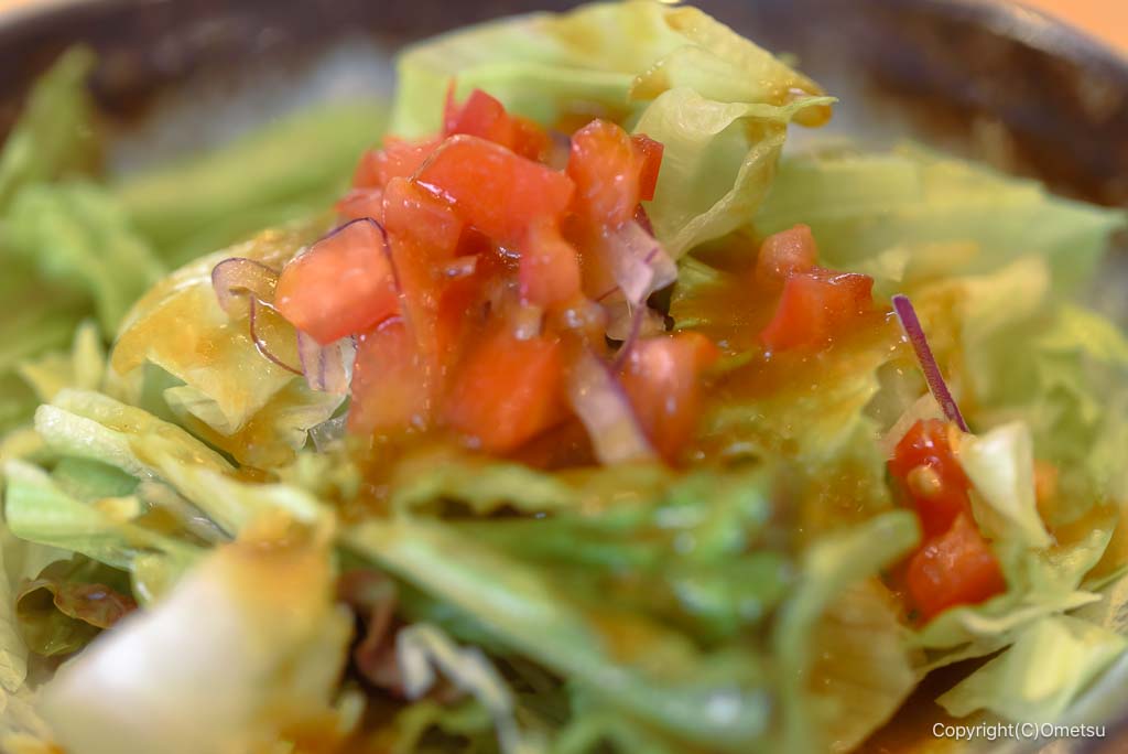青梅・長渕の「農園レストラン旬」の、サラダ