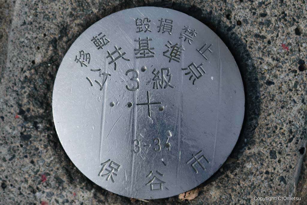 西東京市(旧保谷市)公共基準点