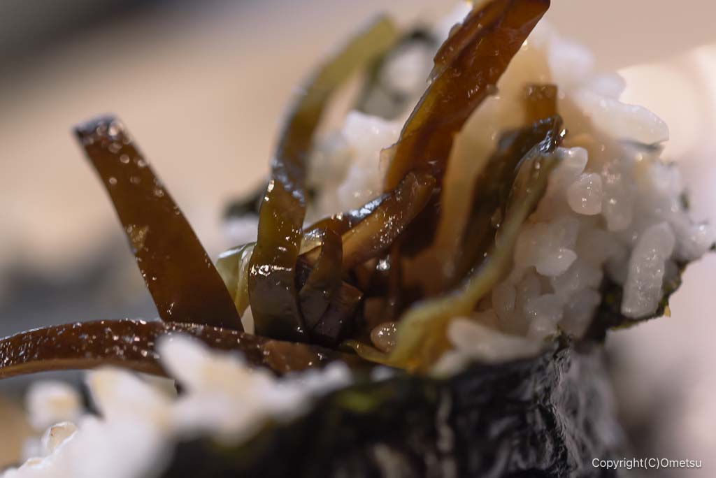 青梅市・雲水の、昆布のおにぎり
