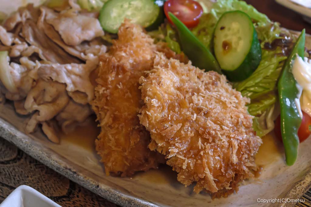 福生の食事処・池の、チキンかつ