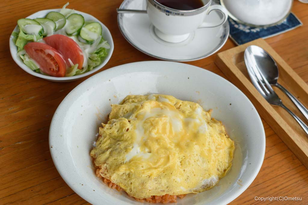 青梅市・今井のカフェAMYの、オムライス