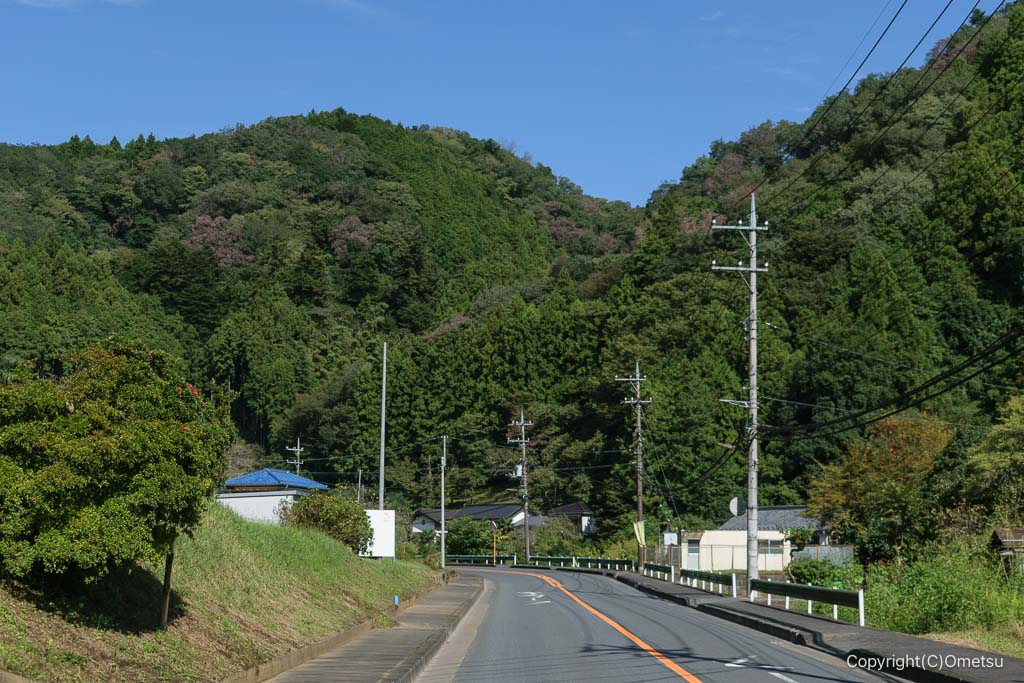 青梅・成木街道、成木付近