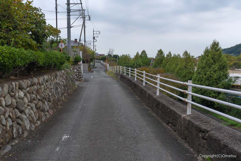 羽村市、河岸段丘の道