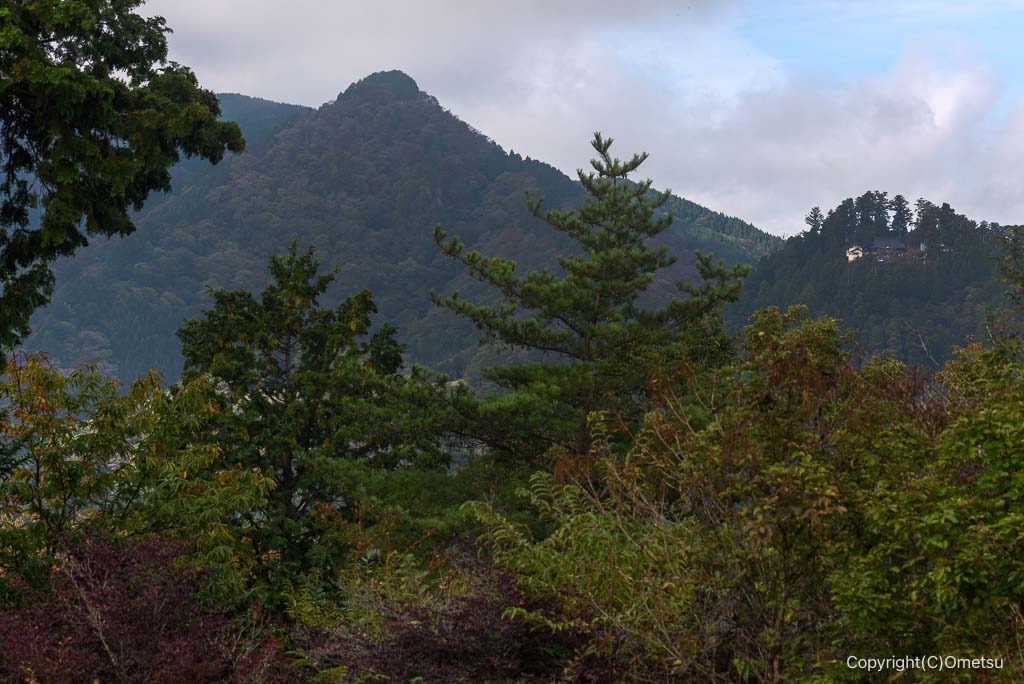 日の出山・山頂から、武蔵御嶽神社の展望