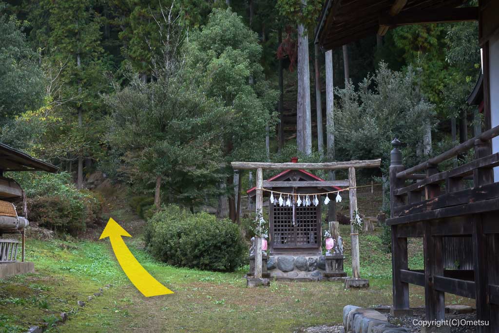 青梅・下山八幡神社の、日の出山・登山口