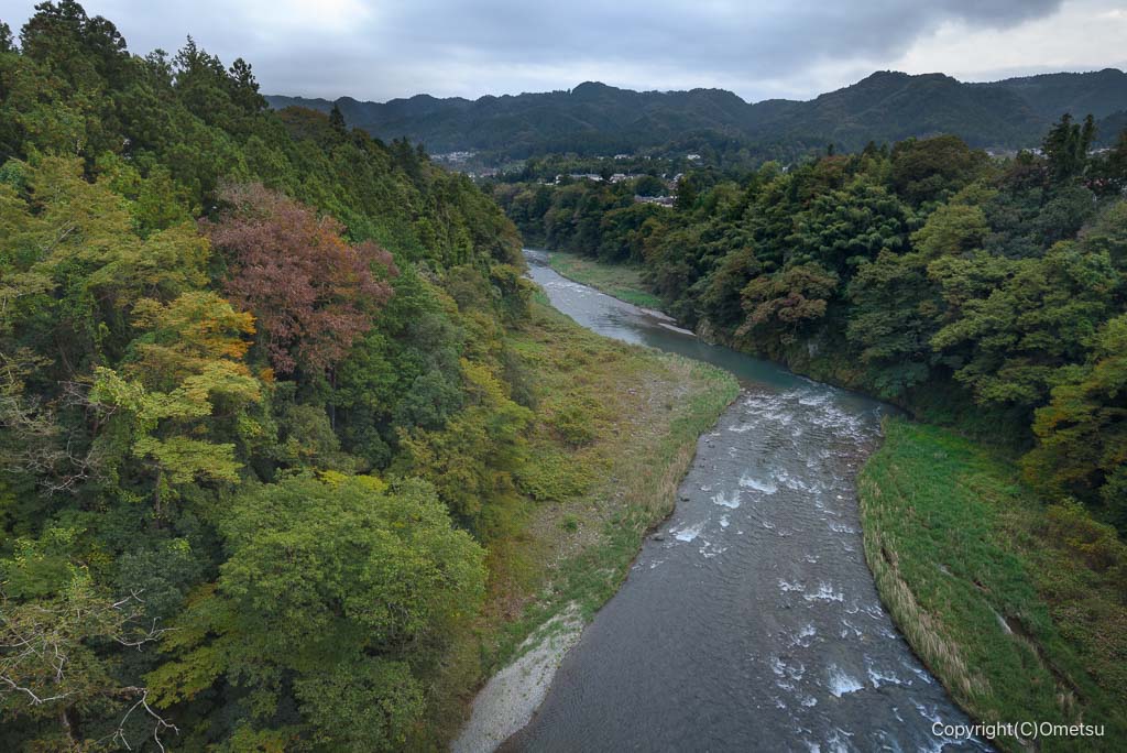 青梅市・神代橋からの多摩川