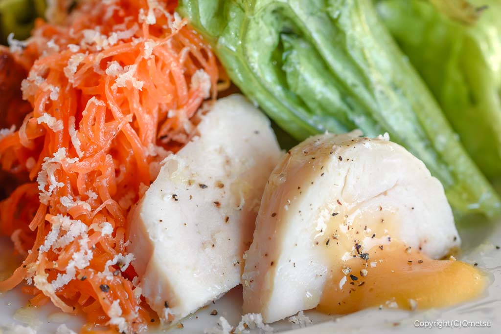 青梅市・河辺のCapital cafe kitchenの、自家製・鶏ハム