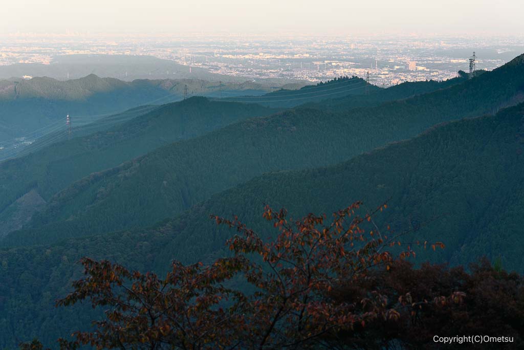 青梅市・御岳山、富士峰園地からの展望