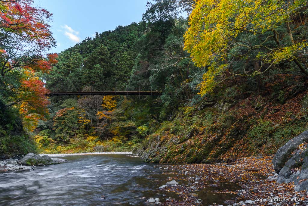 奥多摩・氷川渓谷と、氷川小橋