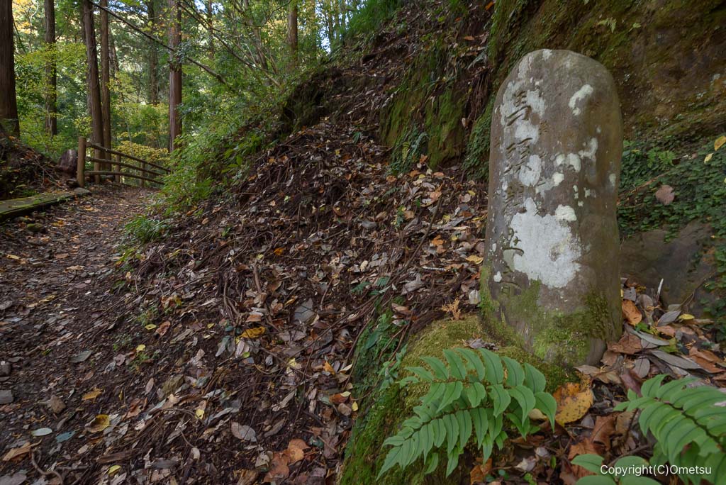 奥多摩・氷川渓谷遊歩道の、馬頭観音
