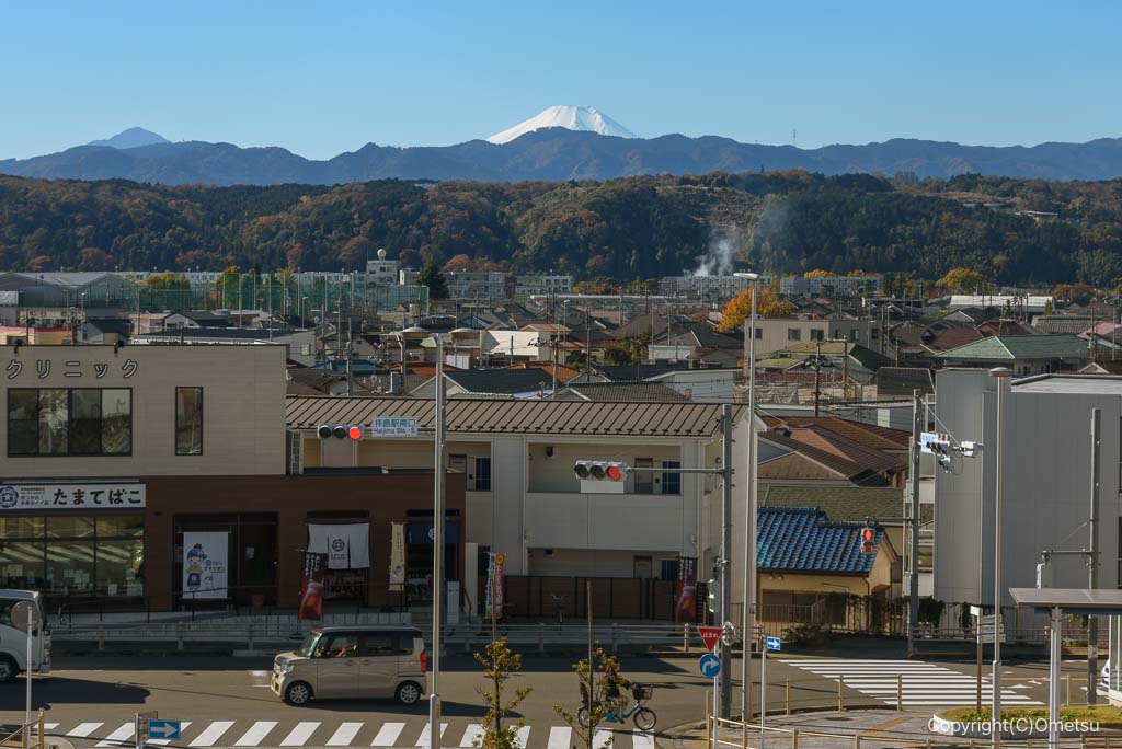 拝島駅からの富士山