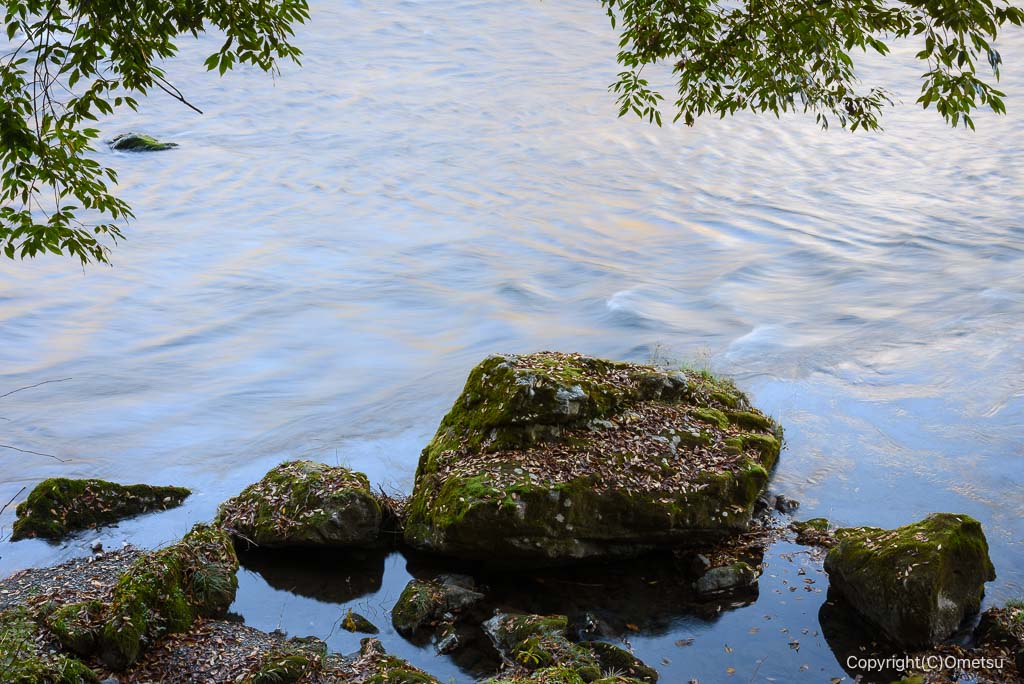 青梅・御岳渓谷、右岸の清流