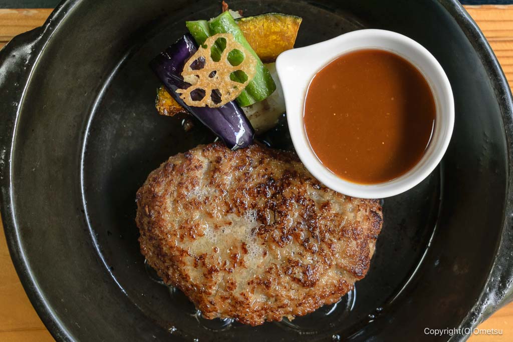 飯能市・レストランHAMA、黒毛和牛ハンバーグ