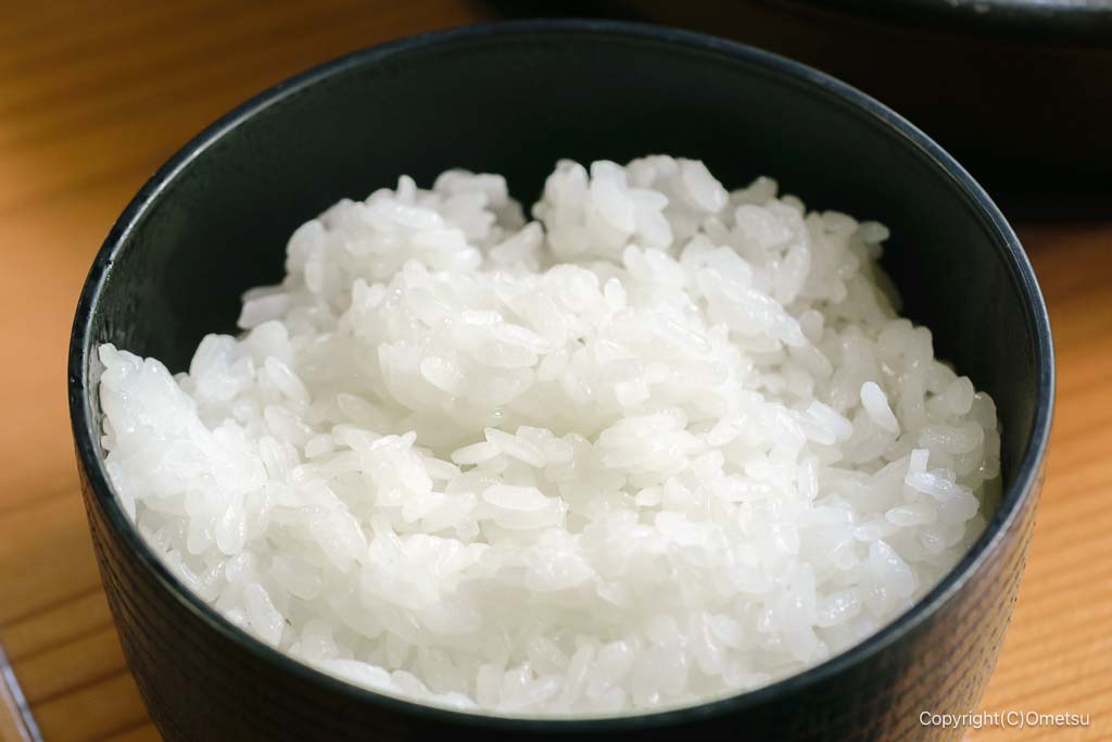 飯能市・レストランHAMA、黒毛和牛ハンバーグセットの、ご飯