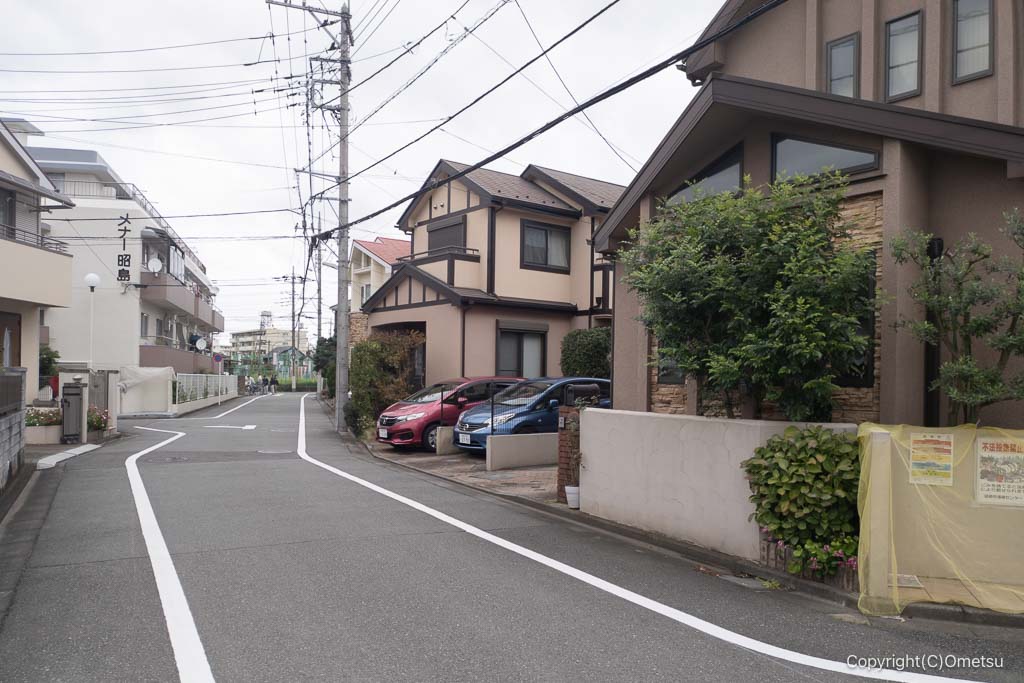 JR中込駅付近の、立川基地引込線跡