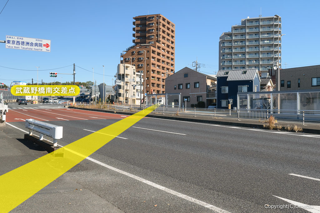 熊川砂利運搬軌道・国道16号付近