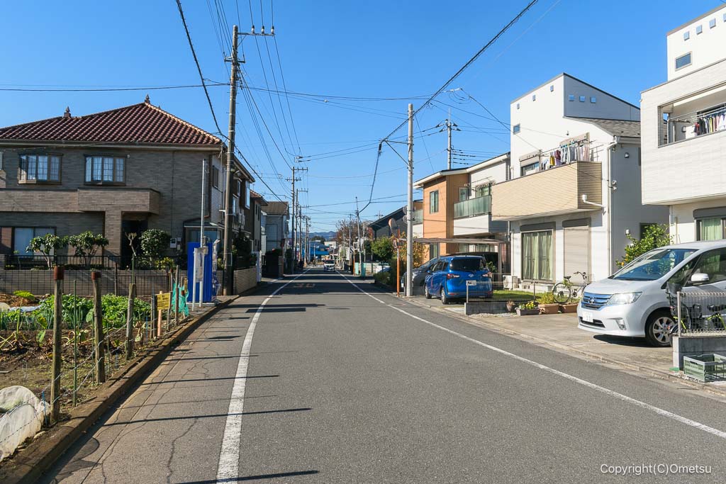 熊川砂利運搬軌道・松原町付近
