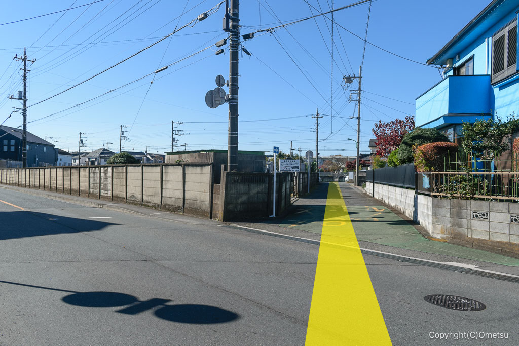 熊川砂利運搬軌道・都道29号付近