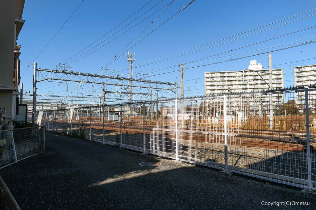 西尾組砂利軌道跡・青梅線付近